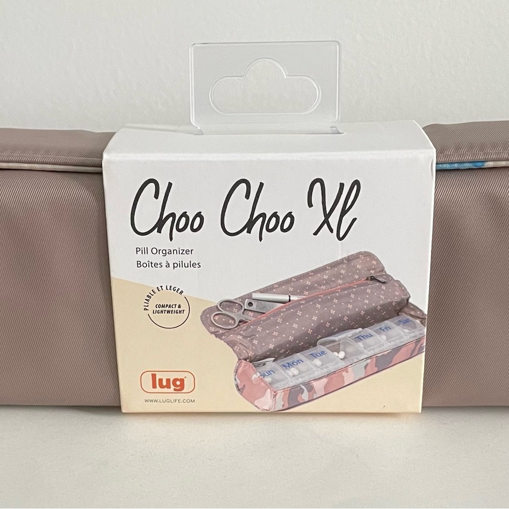 Lug Choo Choo XL Organizer in Pink and Brown